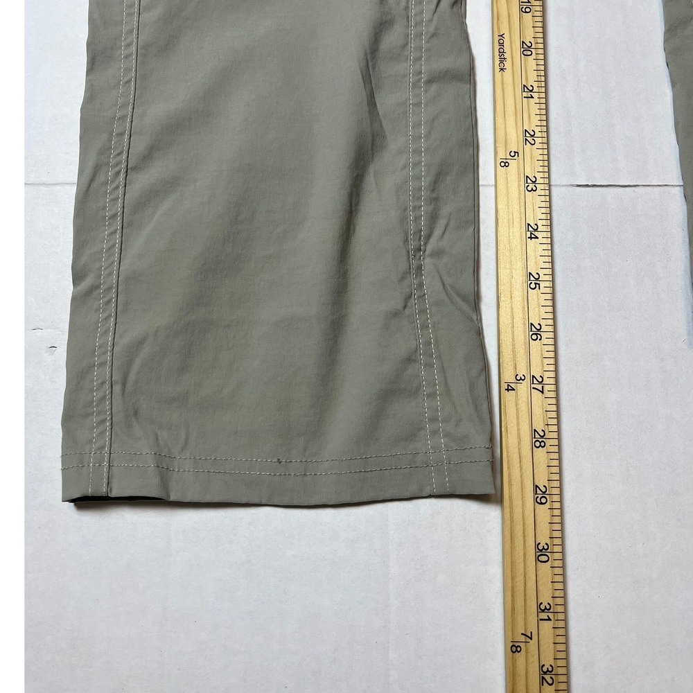 KUHL Convertible Cargo Pants Women Size 10 Short Beige Zip Off Legs Outdoor - Picture 5 of 5